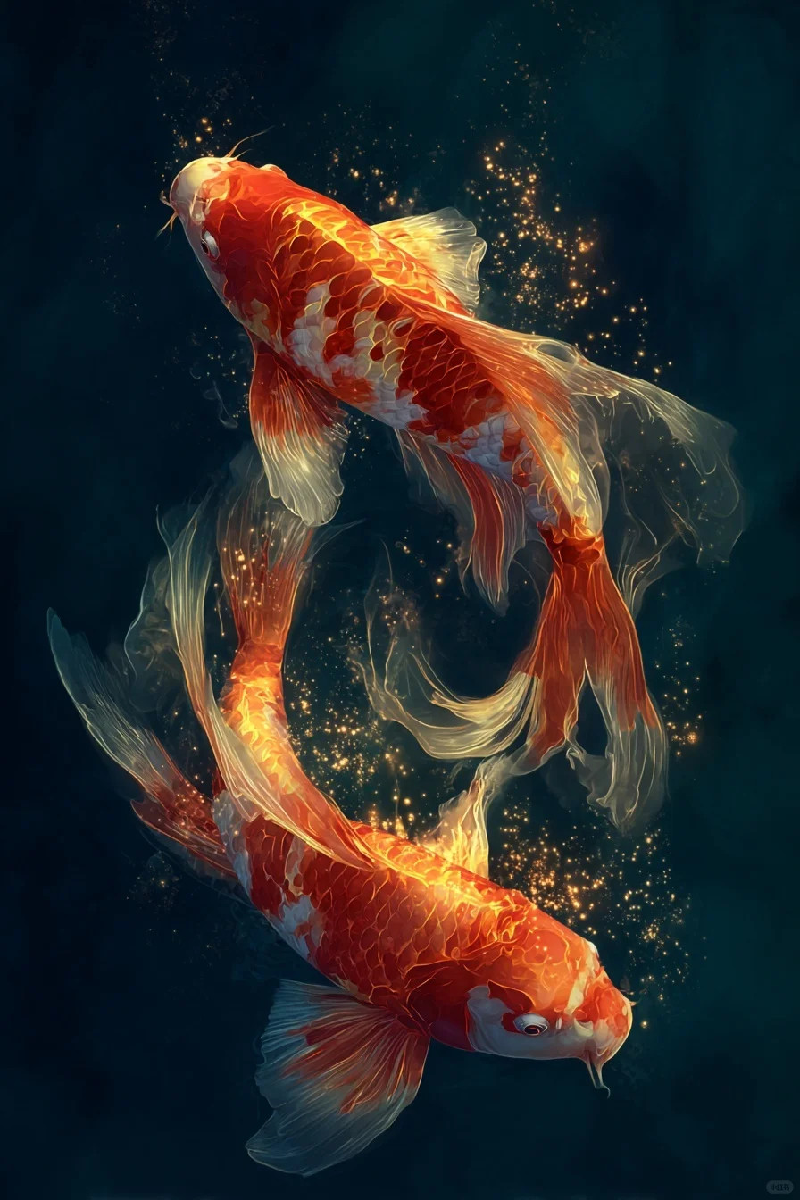 锦鲤给你带来好运！快接住