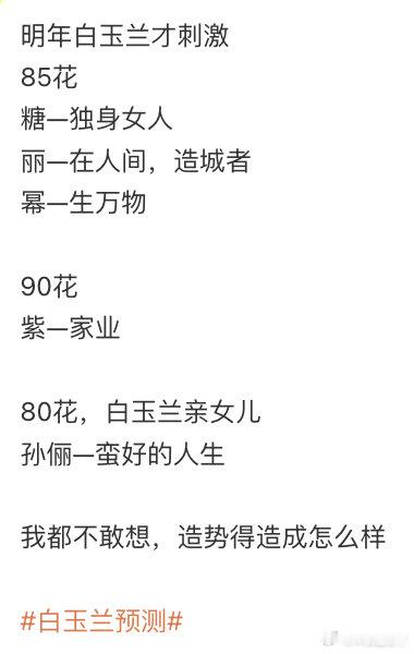 以后的事情以后再说，先让我们恭喜这个90🌸三提白玉兰，连提白玉兰视后​​​