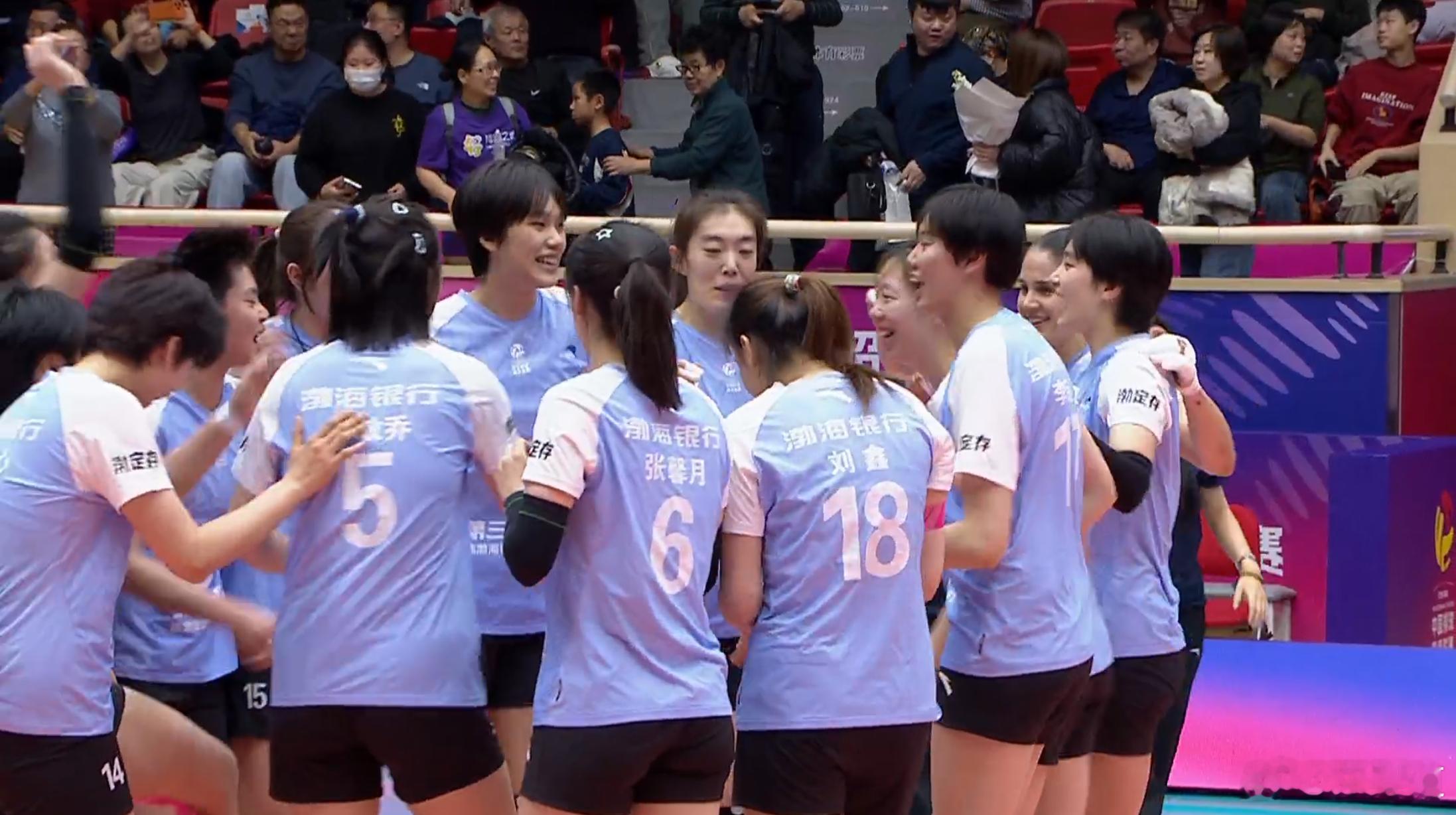 排超联赛2025-2026中国排球超级联赛天津渤海银行女排3-1（25-22/3