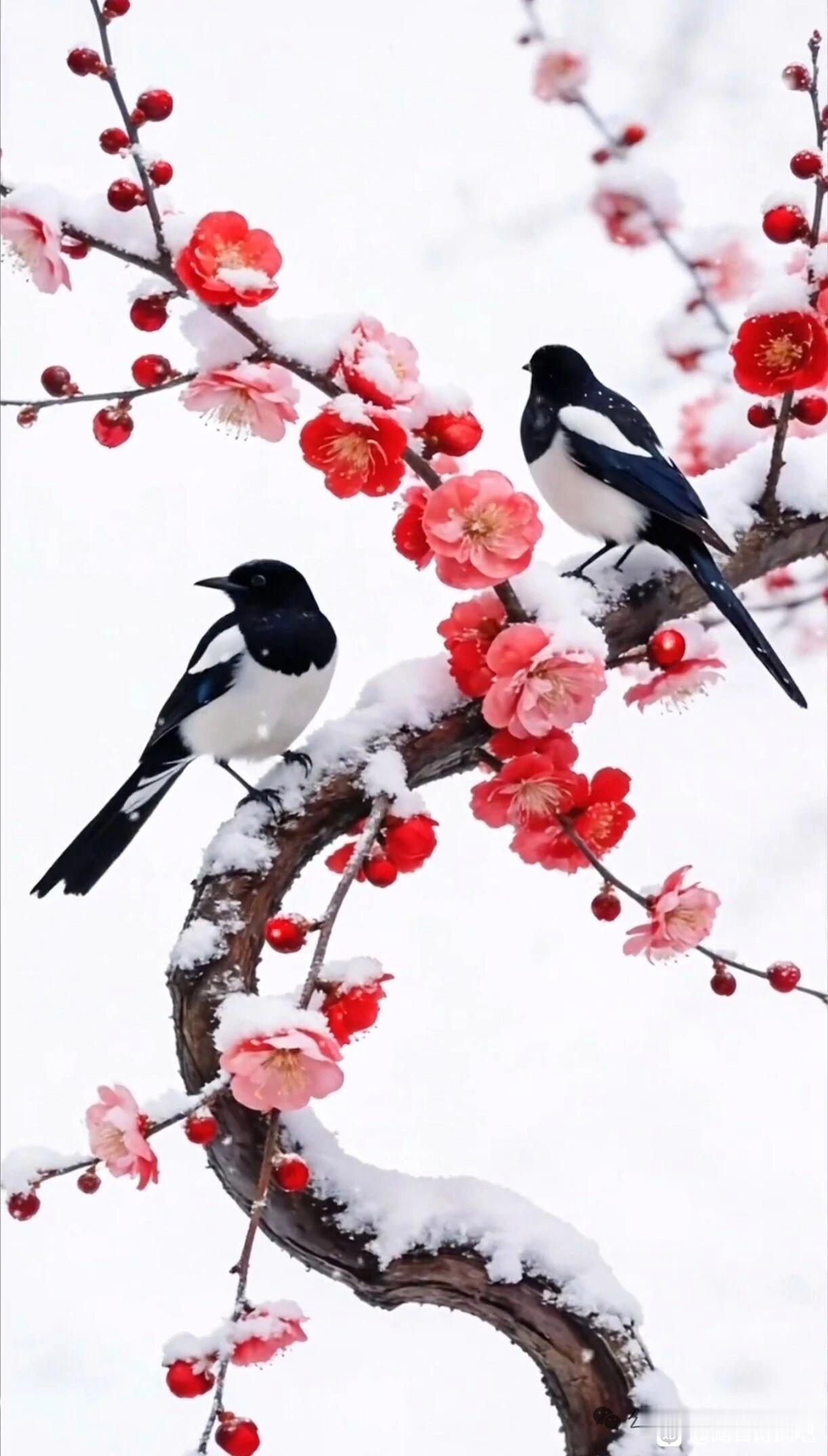 绝了！七律《喜鹊登梅》火出圈，字字含春韵，读完想转发给朋友圈！家人们谁懂啊