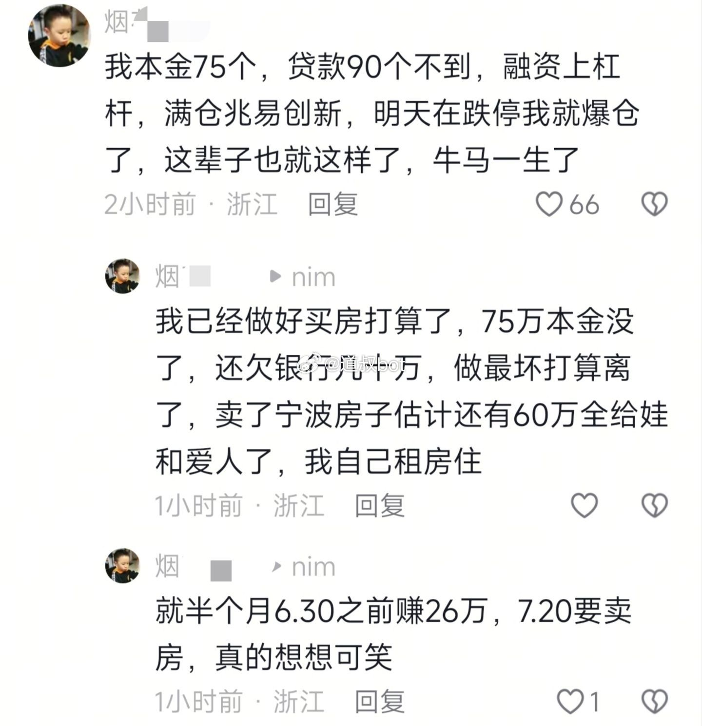 加杠杆的都是赌徒。