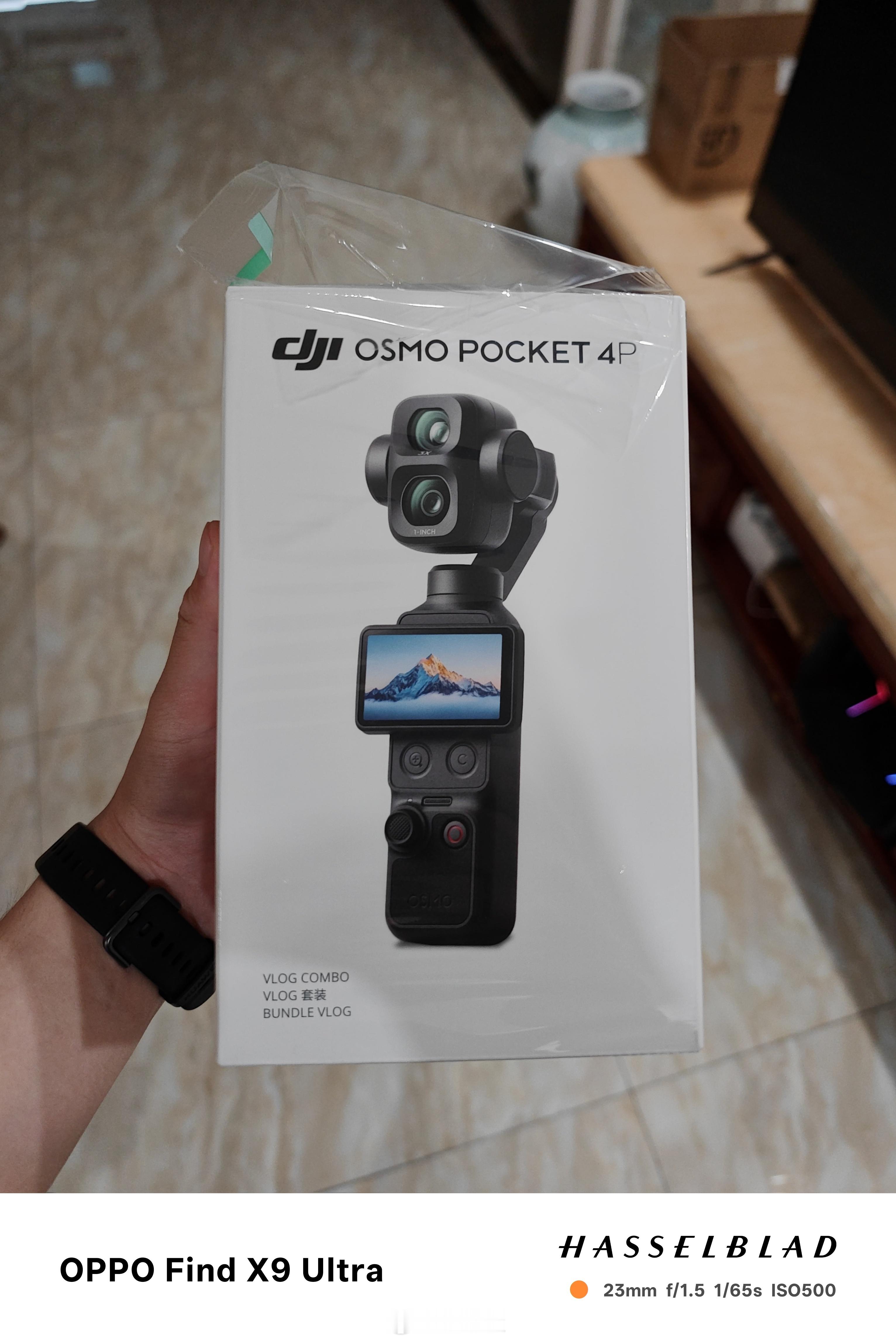 终于用上pocket4p了