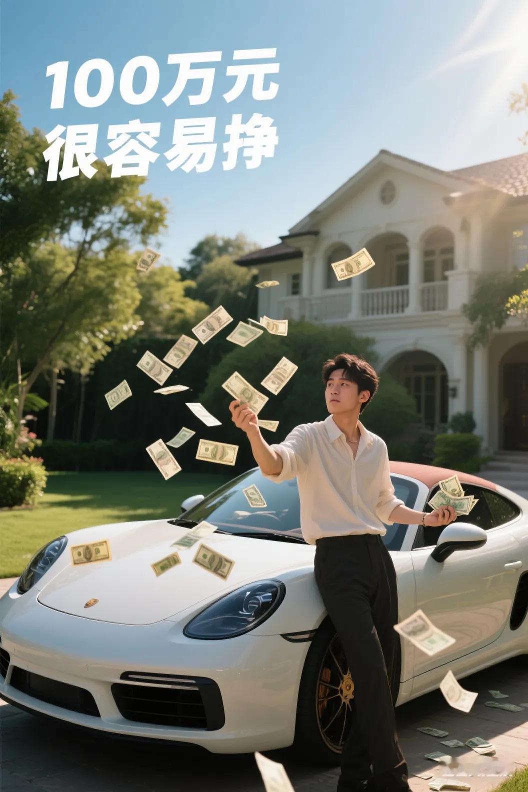 财务认知有三类，以100万为例1.100万很难挣，100万很值钱2.100万