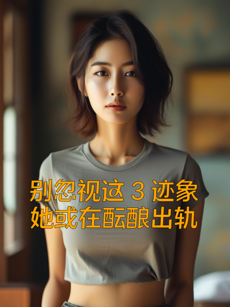 别忽视这3迹象，她或在酝酿出轨