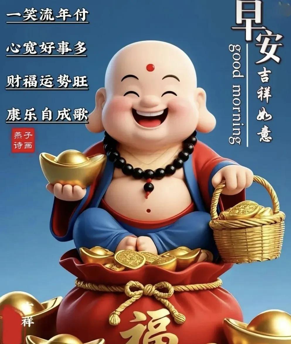 新的一天到，新的祝福：愿时光不老，我们都好；愿日子如茶，越品越香，愿往后余
