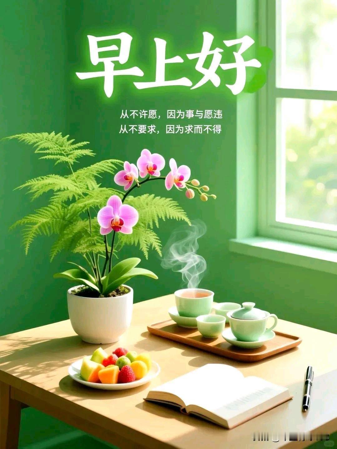 🍒周日早安🍒感恩生命里每一次温暖相遇，珍惜身边每一份真挚缘分。愿你眸