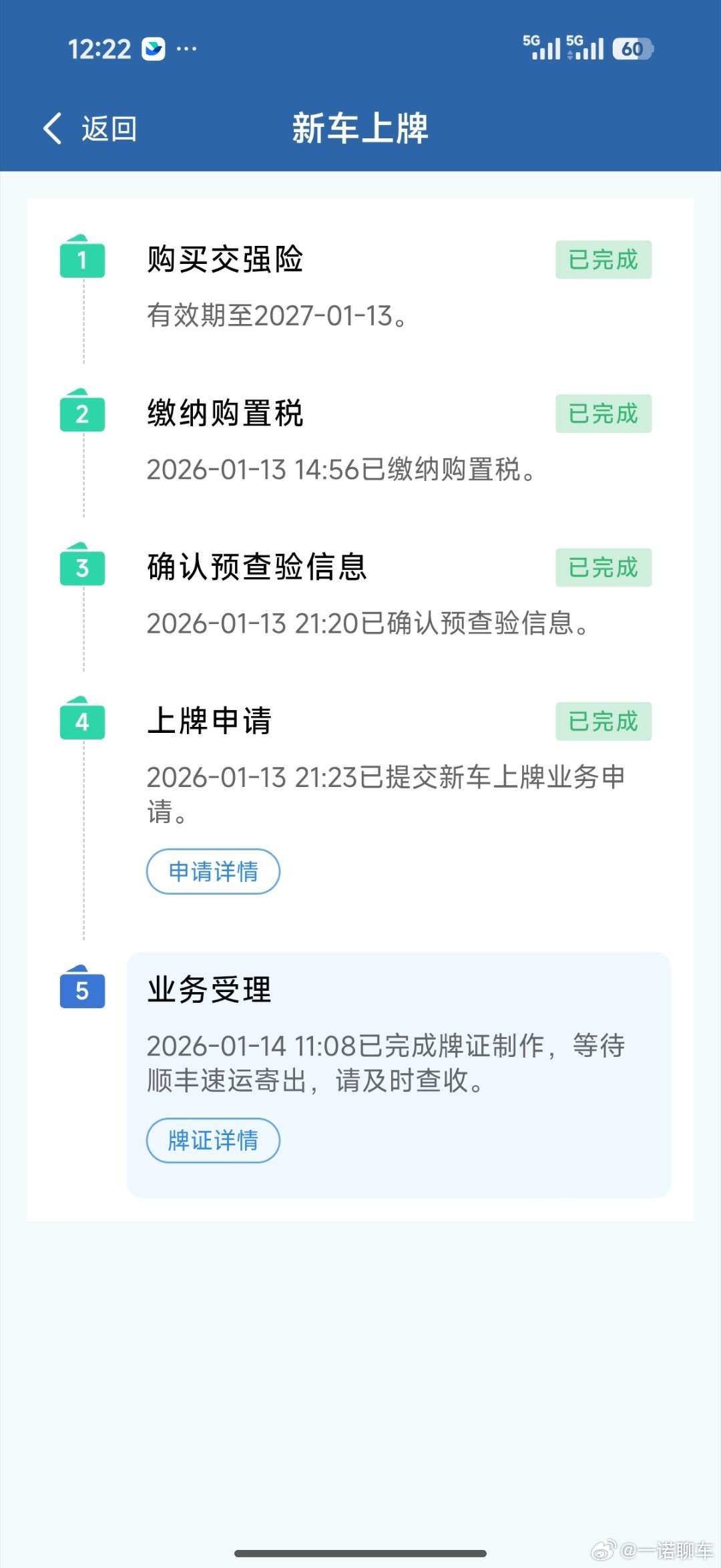 分享一个新车上牌节约费用的小技巧去提车的时候把保险给买好让4S店给你打两张临