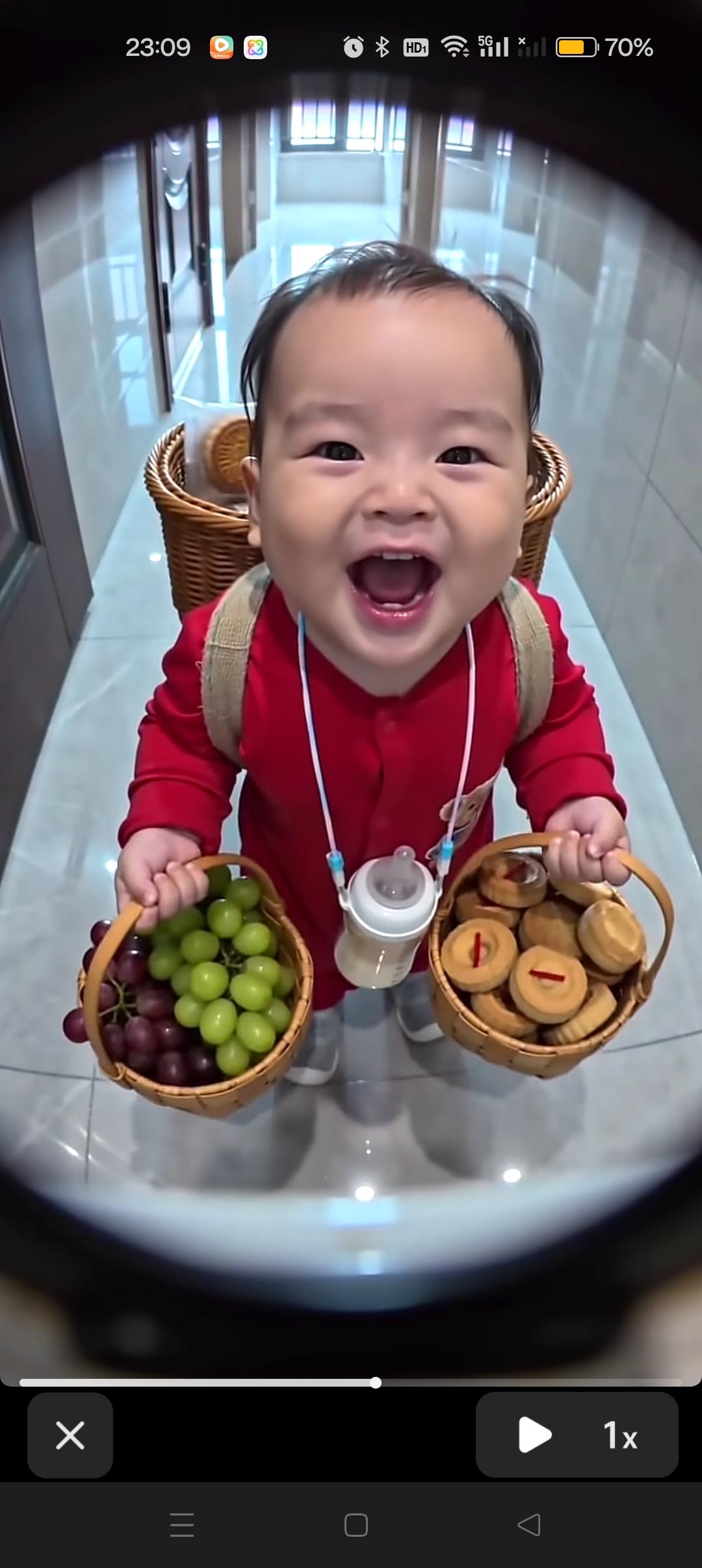 汪宝给大家送月饼啦，快开门😍谢谢汪宝贝，我把门打开了[赞]汪宝儿，