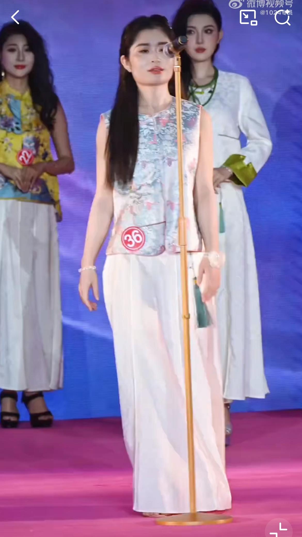 张倩大美女，2025年全球中华小姐网络总决赛辽宁冠军，这一款你们喜欢吗？要是放在