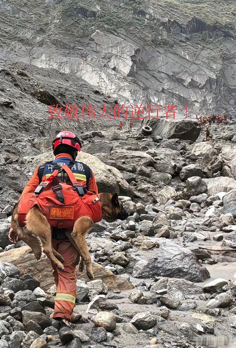 🇨🇳🇳🇵吉隆口岸核心区,搜救人员重点搜寻停车场、联检大楼、宿舍楼等建筑物所在地。搜救人员集体