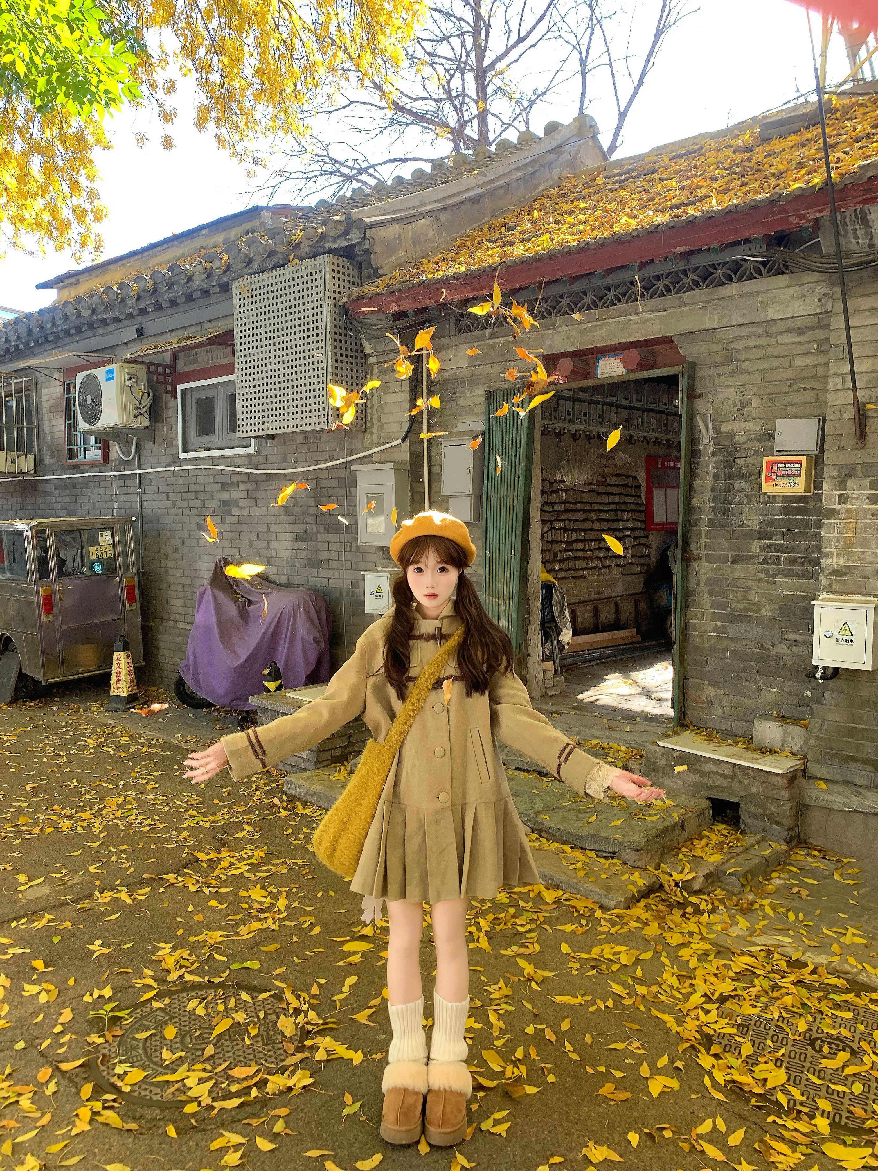 北平的秋🍂美得我要落泪了！！真的好漂亮冬天和秋天的北京完全不一样🥹