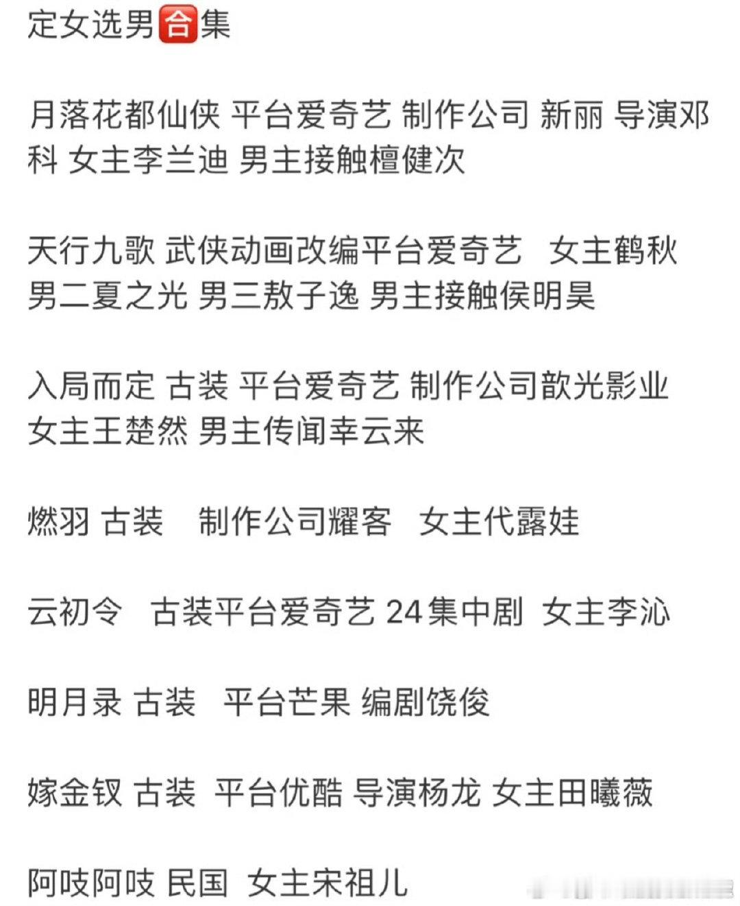 说的好听点是定女选男，说的难听的就是男演员不愿意做二番[笑着哭]​​​