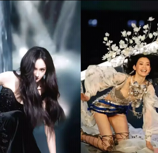 同样是摔跤，杨幂一个眼神给所有女生上了一课，她不会成为把自己摔进豪门的奚梦瑶