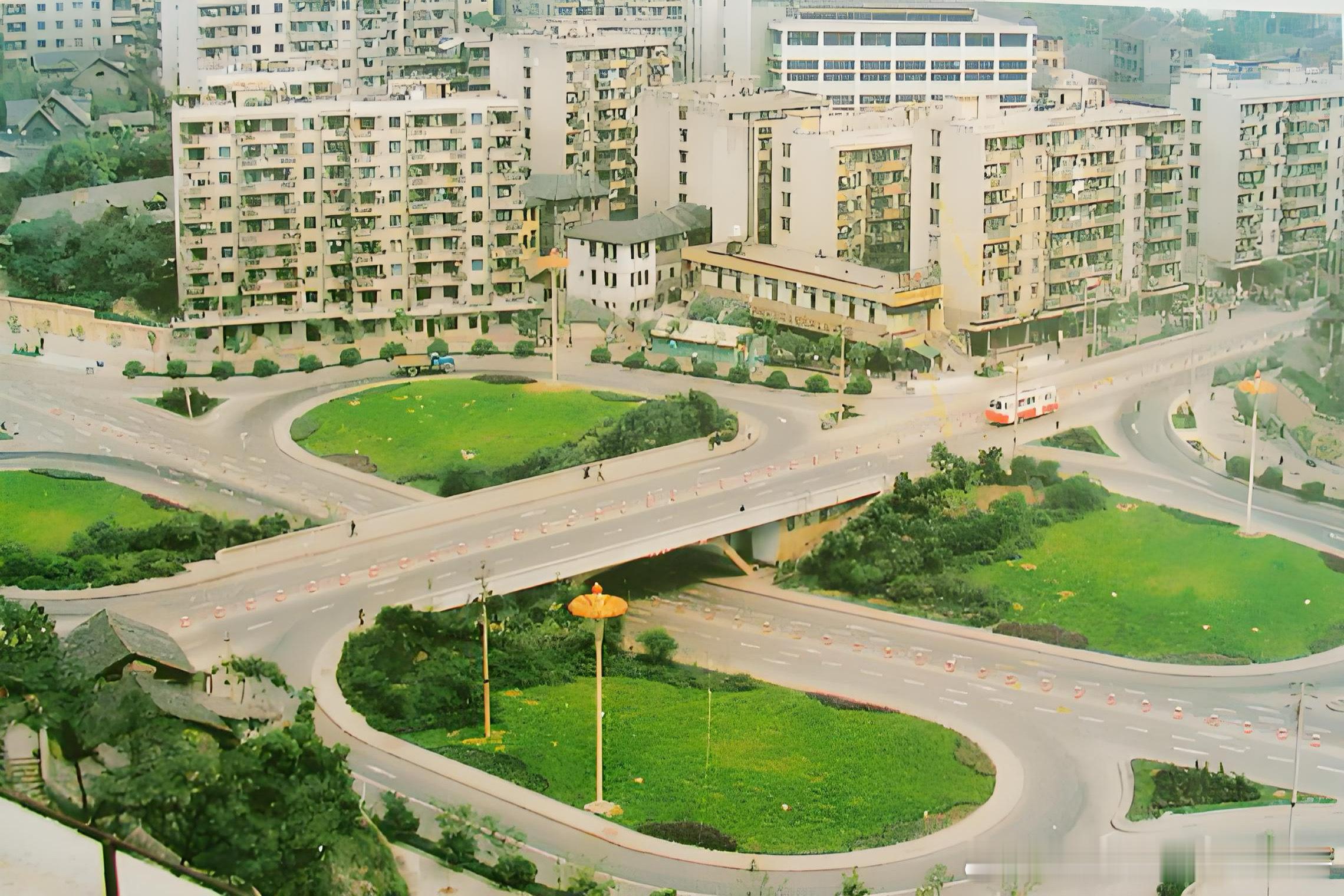 八十年代重庆牛角沱立交