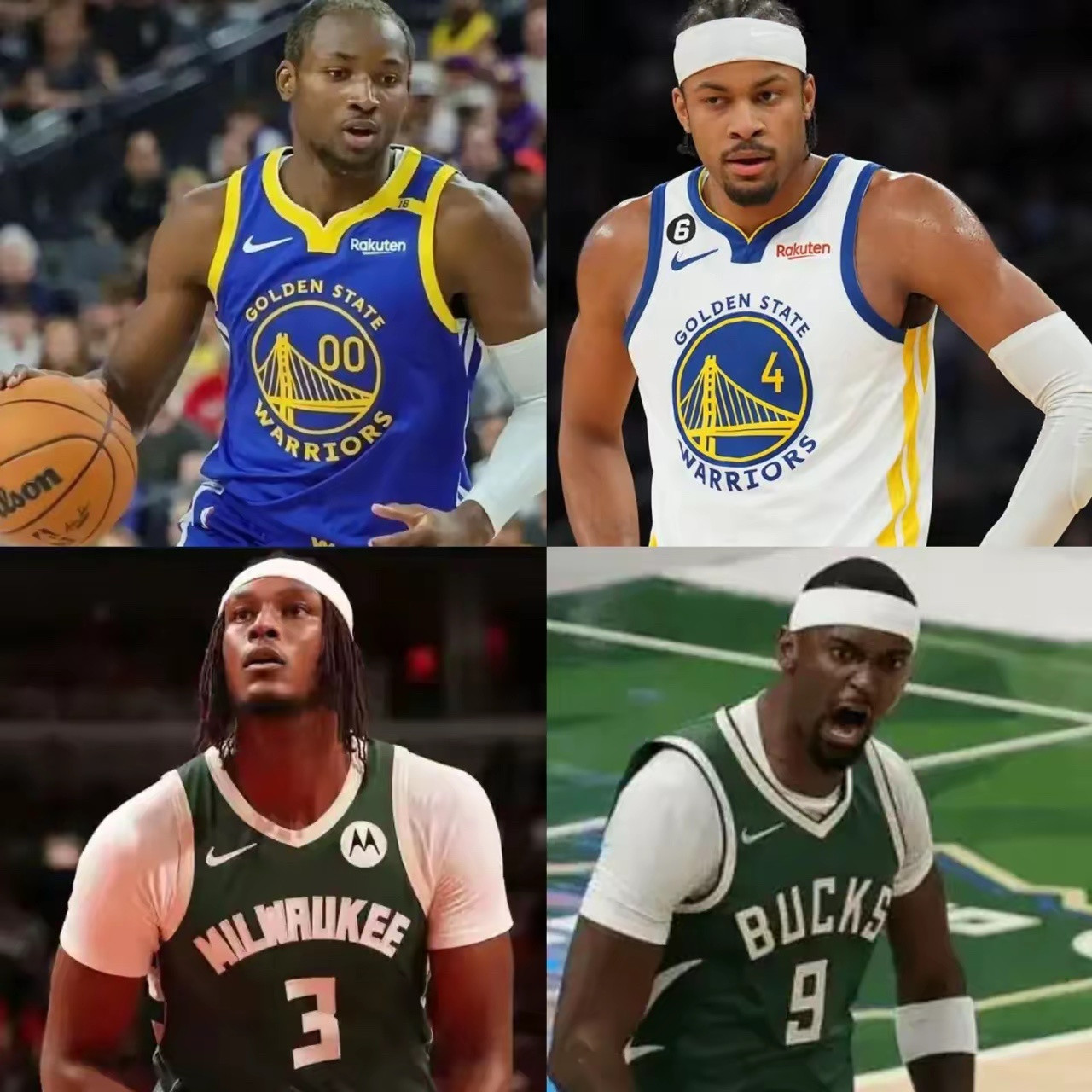 这笔双赢交易，助球队重返西部强队行列！雄鹿送出特纳和波蒂斯，换来勇士的库明加和穆