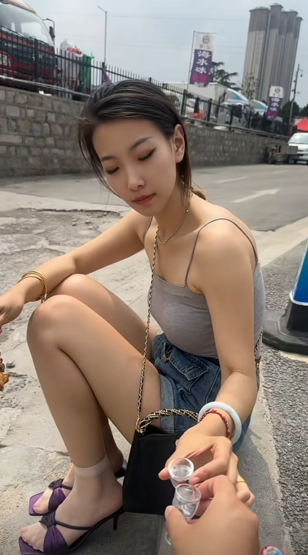 现实中有一个陪你坐路边喝酒的人已经是莫大的幸福了