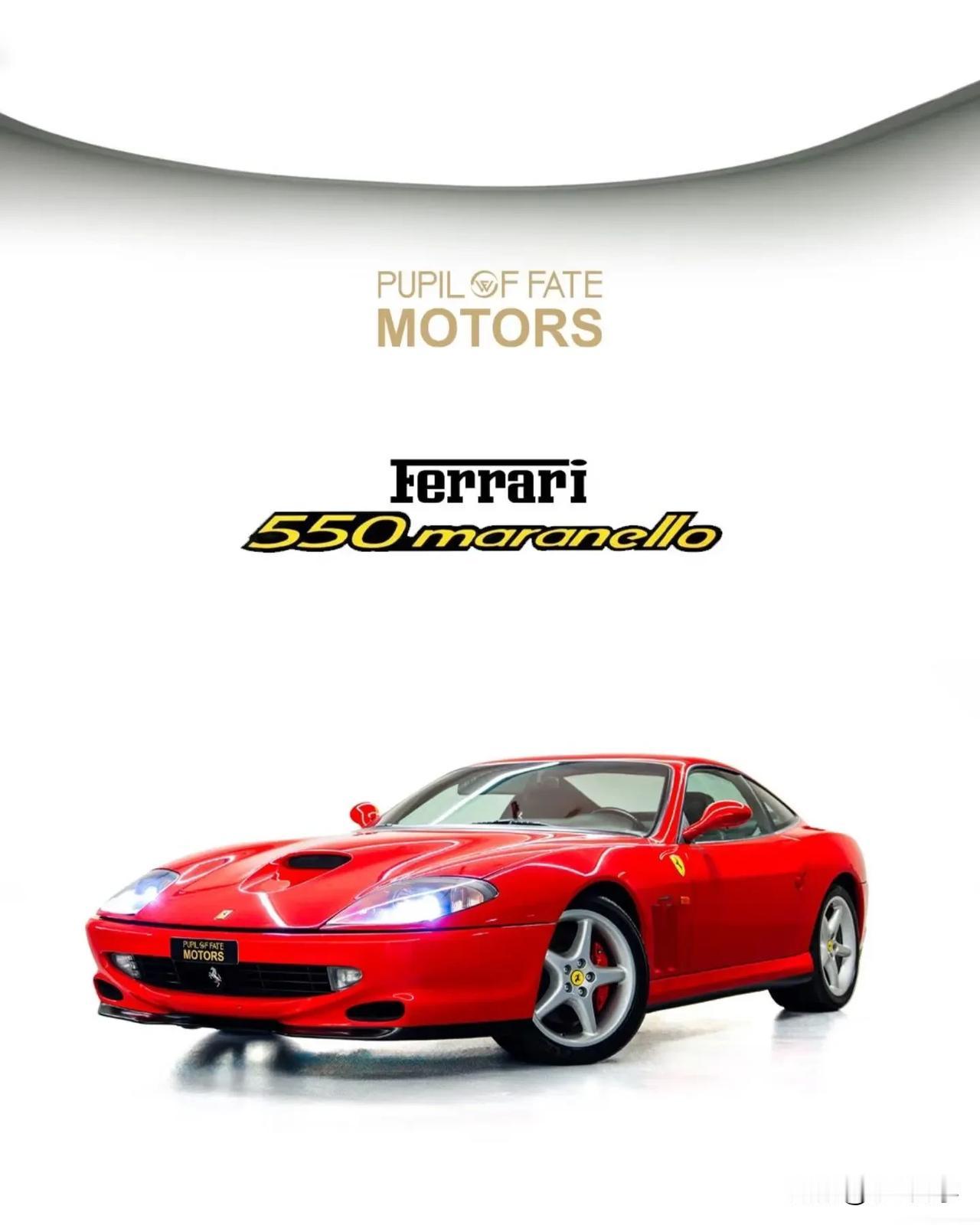 每日一款超级跑车——【1999法拉利550Maranello】：V12黄金时