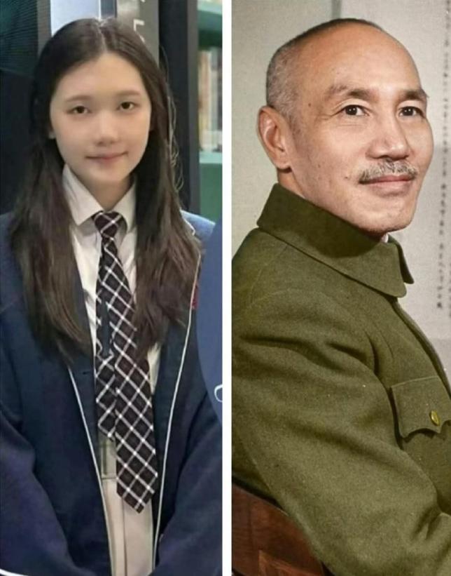 这是蒋得聆，蒋介石玄孙女、蒋经国曾孙女，纯正蒋家第五代嫡系后人，也是近年少数公开