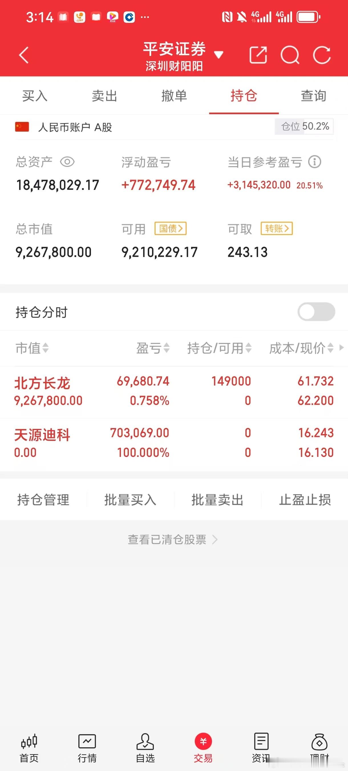 天源守得云开见月明[大笑][大笑]不容易太不容易了[扁嘴][扁嘴]天源出来后干了