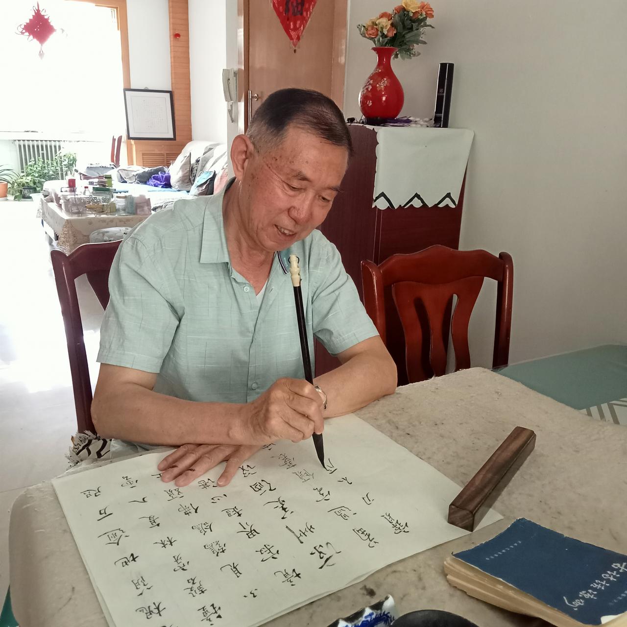 刘炳奎书写韩翃的一首诗