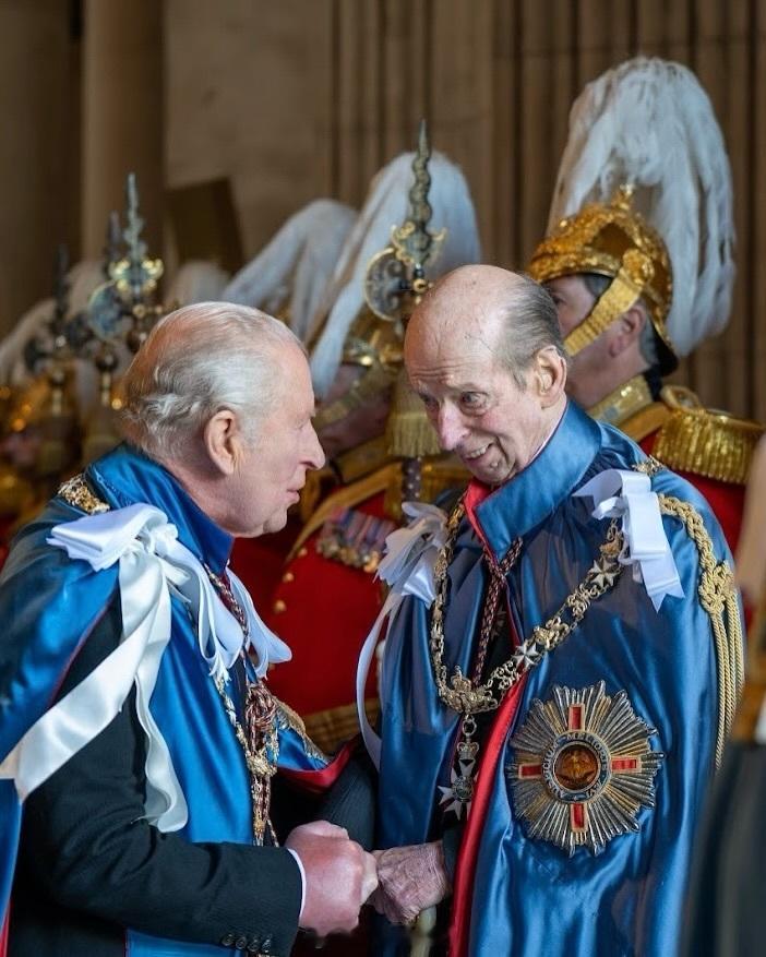 英国王室【补图】2026年5月7日，查尔斯三世首次作为君主身份在伦敦圣保罗大