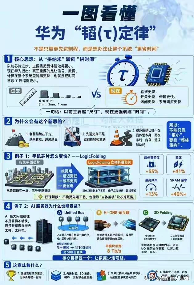 一张图看懂华为的牛B技术！