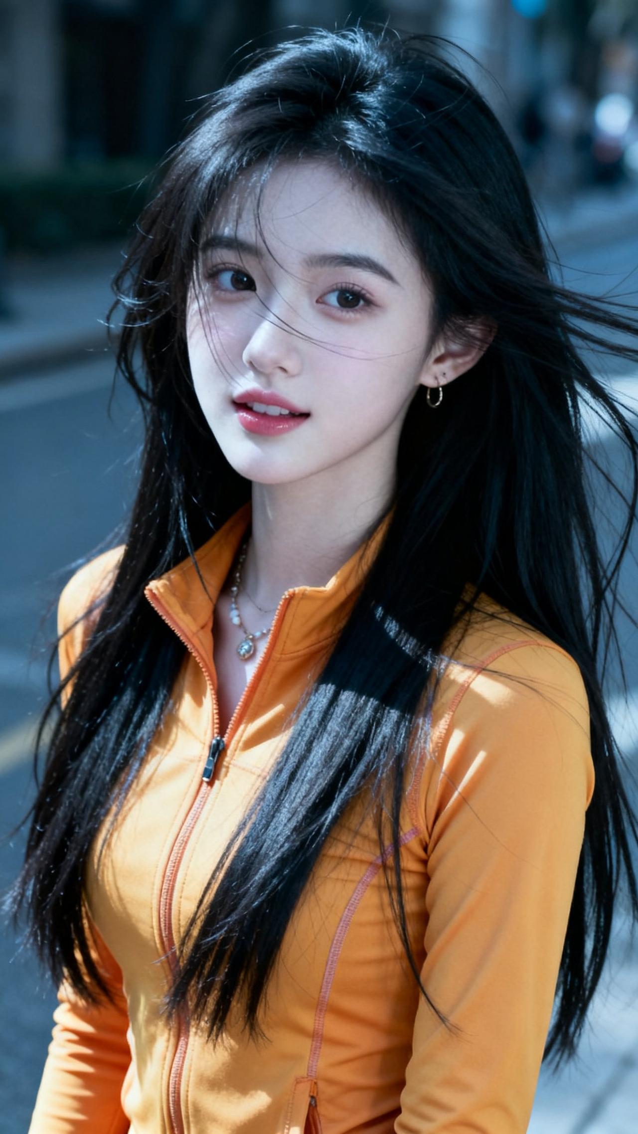风拂青丝动，笑靥如花绽。一眼沦陷的神级美图温柔治愈款美女