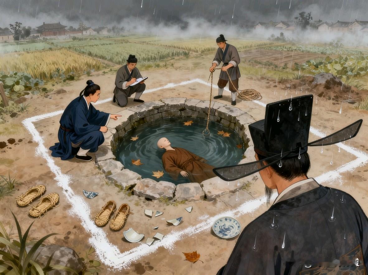 北宋咸平年间，开封郊外一口废井中惊现一具恐怖僧人尸体，身上披着褐色僧袍如水鬼的长