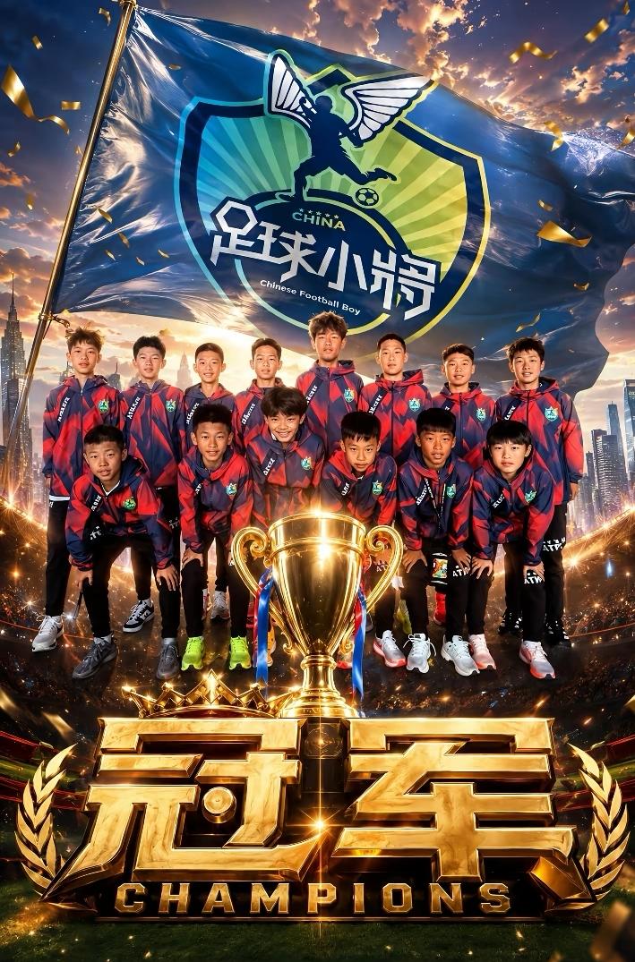 用几个数字记录一下中国足球小将u12梯队夺冠之路。昨天，董路带领的中国足球小将