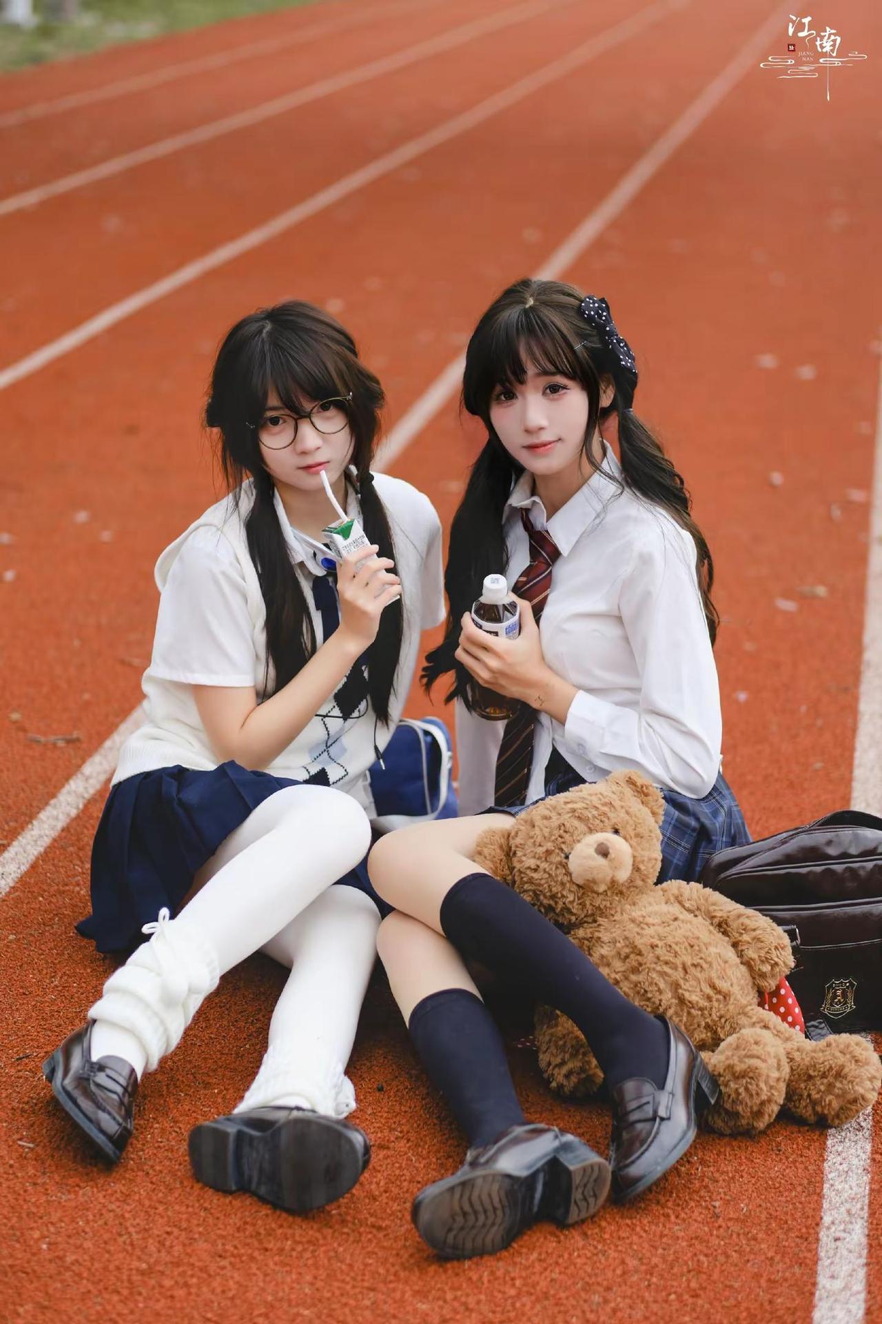 双人jk.青春校园风jk制服cosjk制服cosplay校服与青春