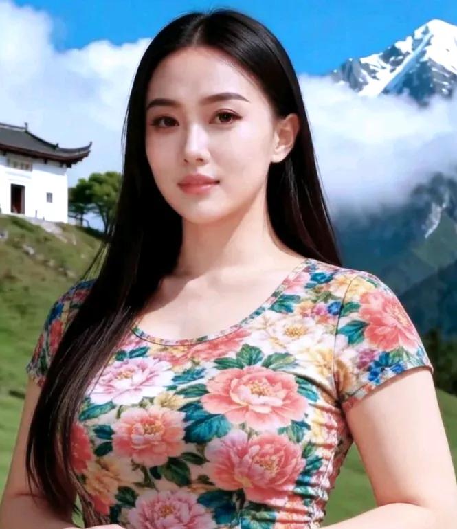 你无论如何也想象不到，下图这个女孩竟是一位遁入空门的师太。离我家大约5公里处，
