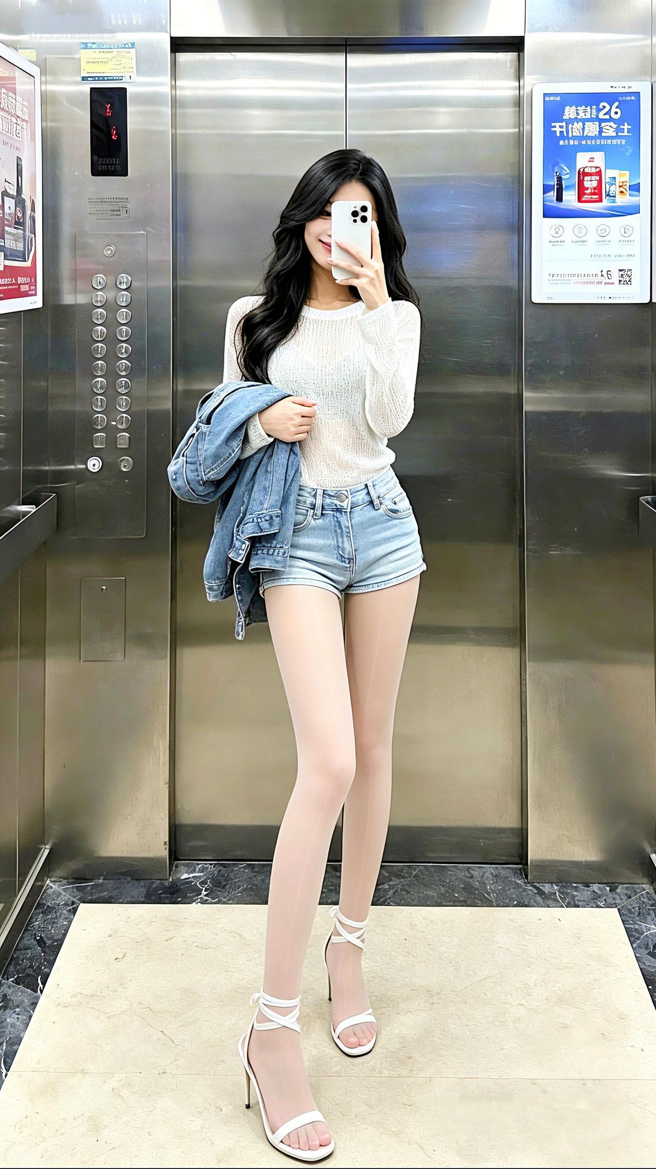 据说今天大A让你高兴了？日常分享秀身材穿搭大长腿御姐