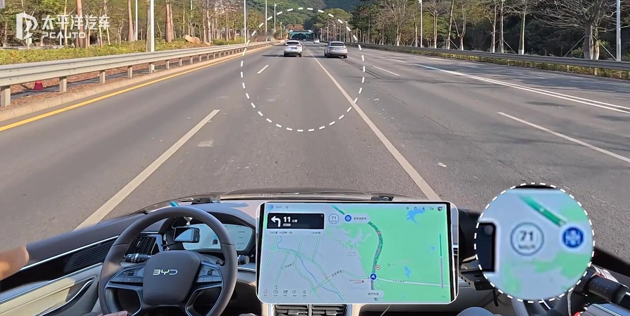 天神之眼C高阶智驾体验咋样，来看看高速领航！——从匝道就能开启功能，它可以自动