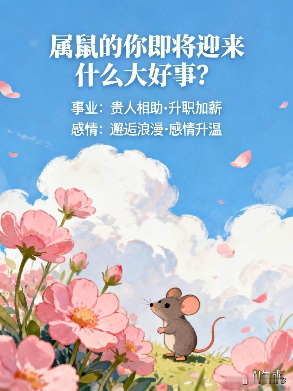 属鼠的你即将迎来什么大好事?属鼠的你即将迎来什么大好事?属鼠的朋友们有福啦！