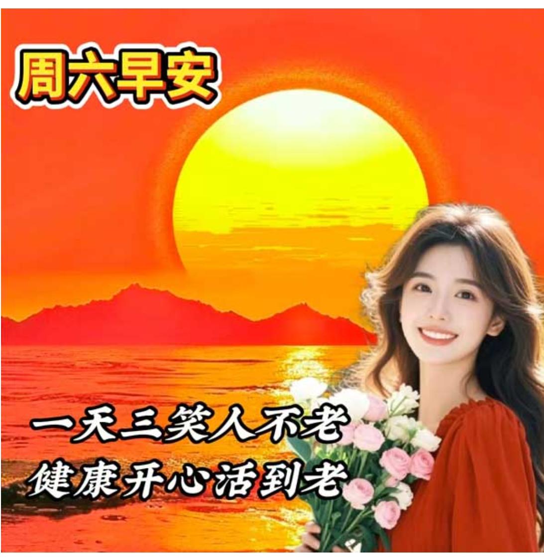 一声祝福，幸福美满；一句问候，好运相伴；新的一天，又将启航；心系朋友，念念