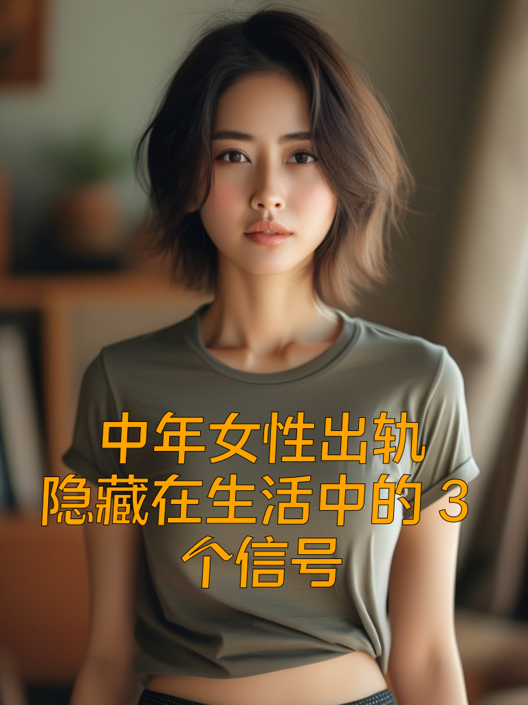 中年女性出轨，隐藏在生活中的3个信号
