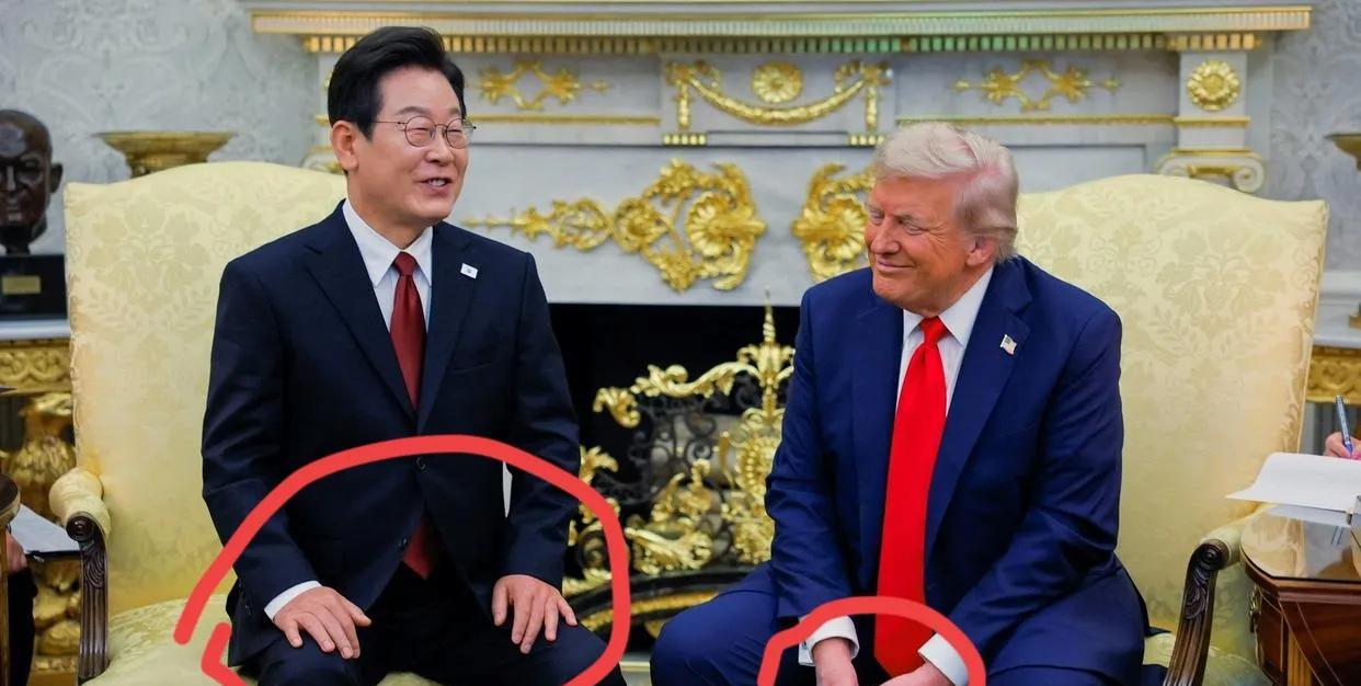 李在明懵了！李在明怎么也想不到特朗普会当着他的面大夸朝鲜领导人金正恩，说金正恩