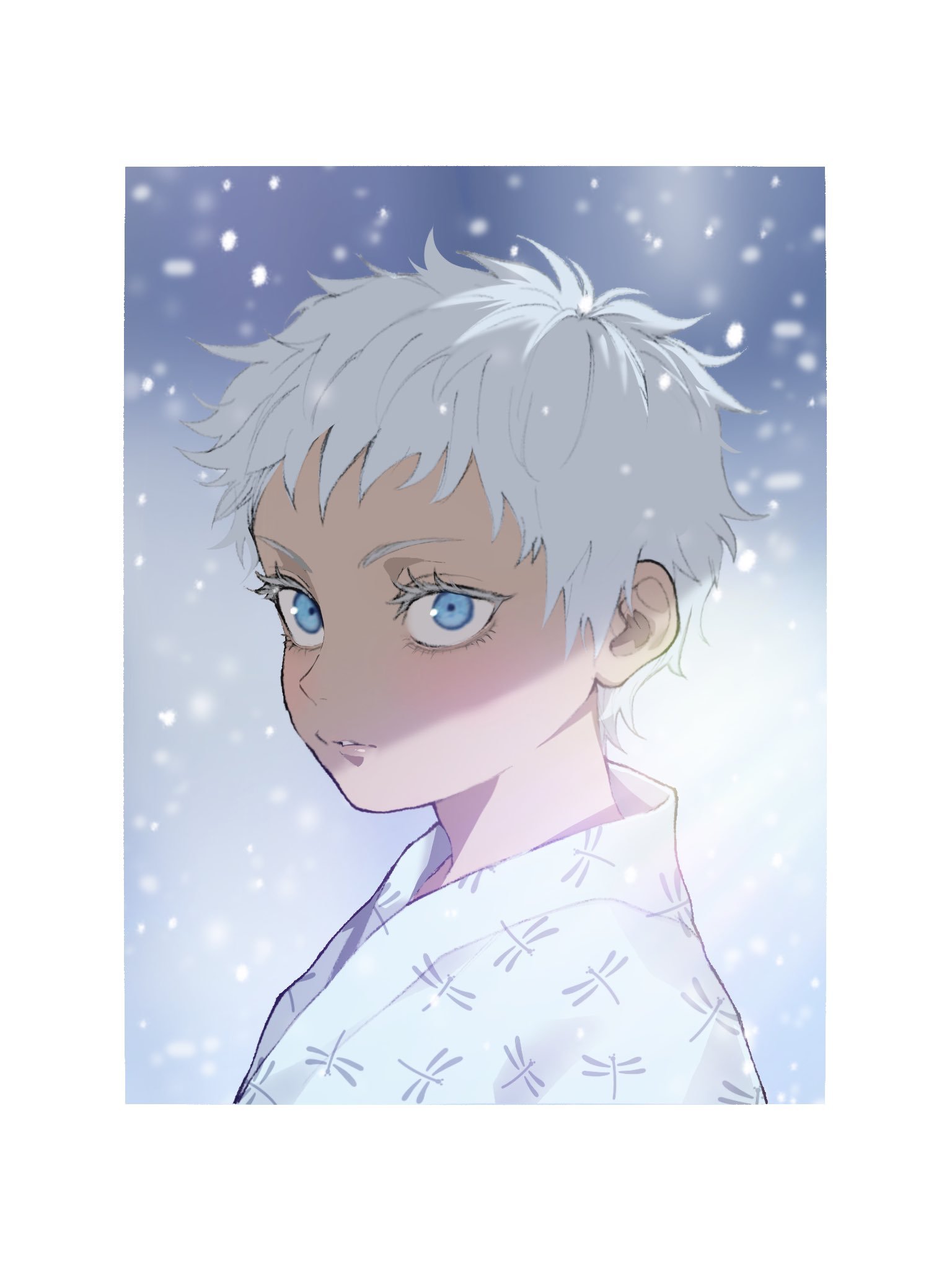 咒术回战动漫仲夏狂欢季五条悟小时候就很有家主风了.🤩绘：usanu_san