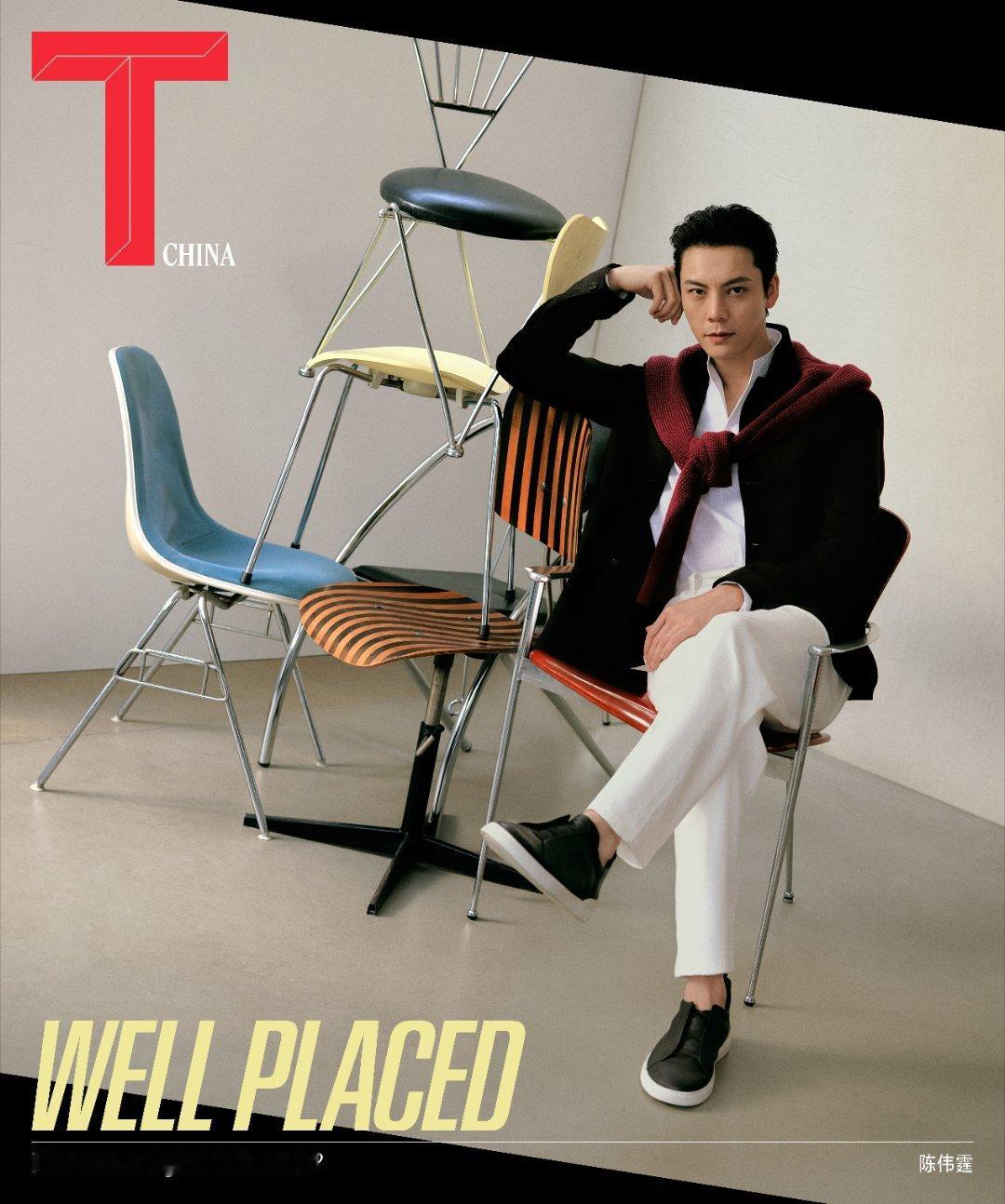 陈伟霆T锦绣四月刊封面陈伟霆解锁《T》四月刊，化身意式质感型男。以简约格调落座空