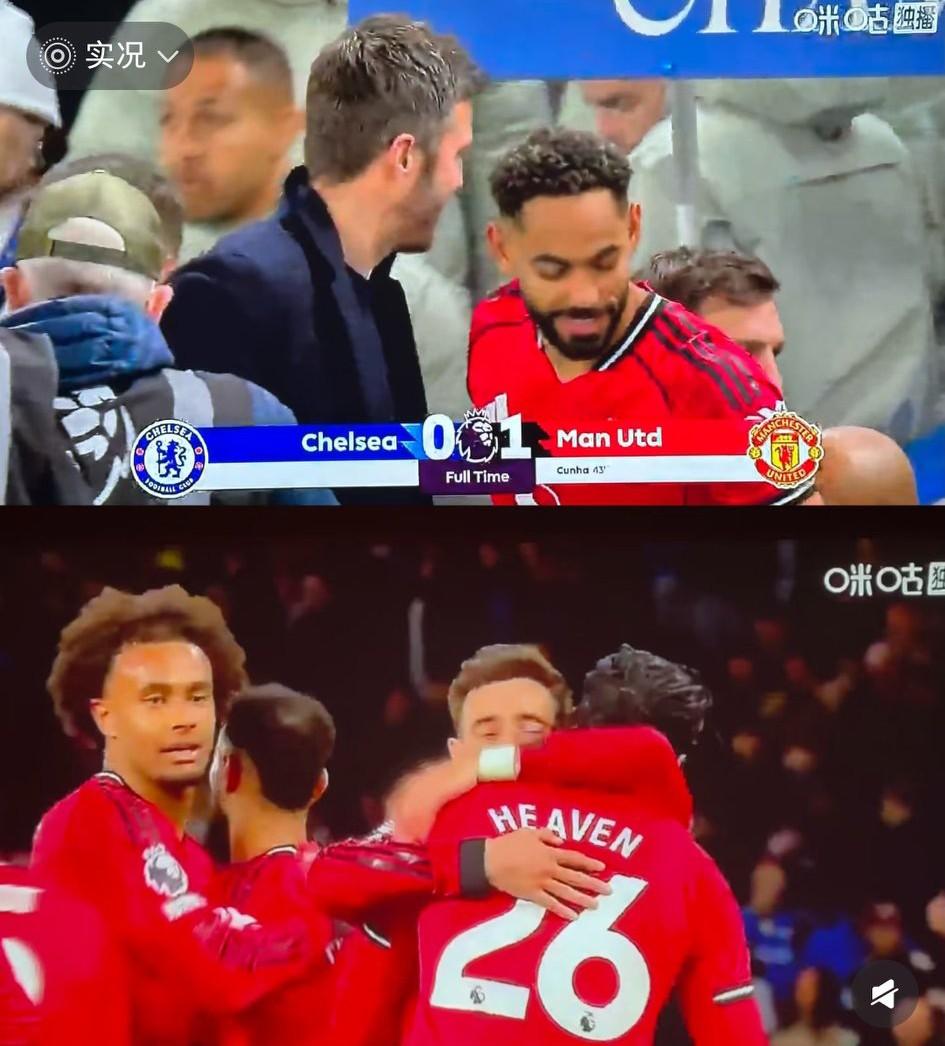 切尔西0:1不敌曼联，赛季被曼联双杀，彻底丧失争夺欧冠门票的主动权，曼联欧冠席位