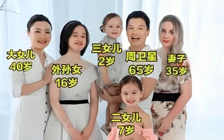 听说周卫星1957年出生，那就是68岁了。这年龄段本该放松了，喝喝茶，到处玩玩为