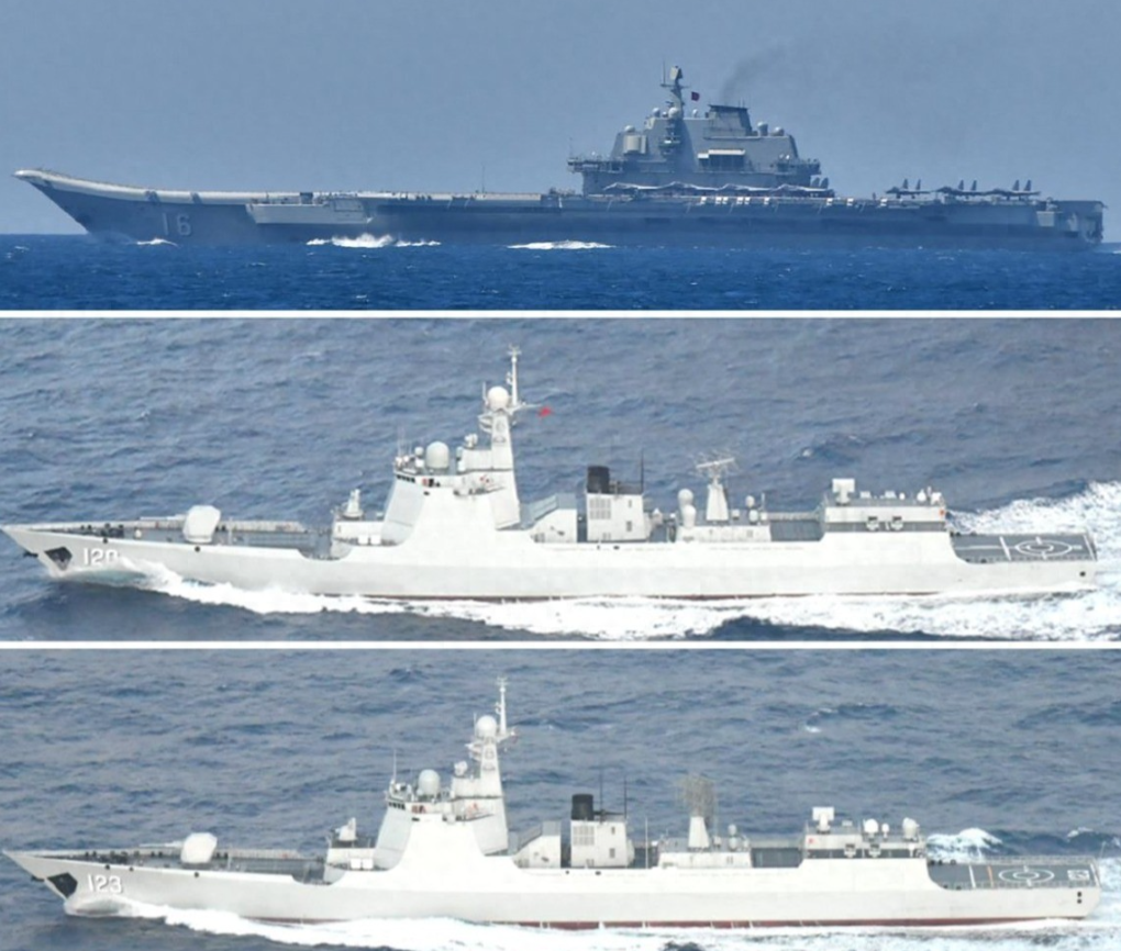 辽宁舰领衔，中国海军12舰编队抵近关岛？美媒：距离之近已创纪录
