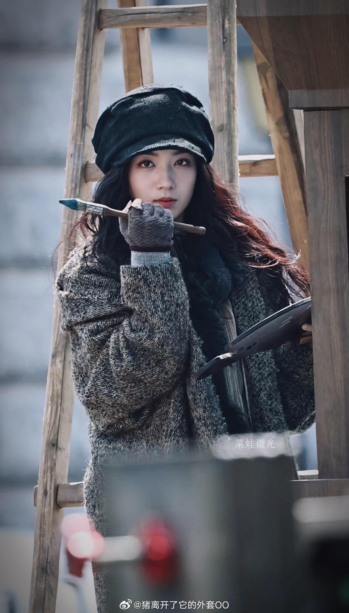 代露娃、唐诗逸《画梦录》路透图！