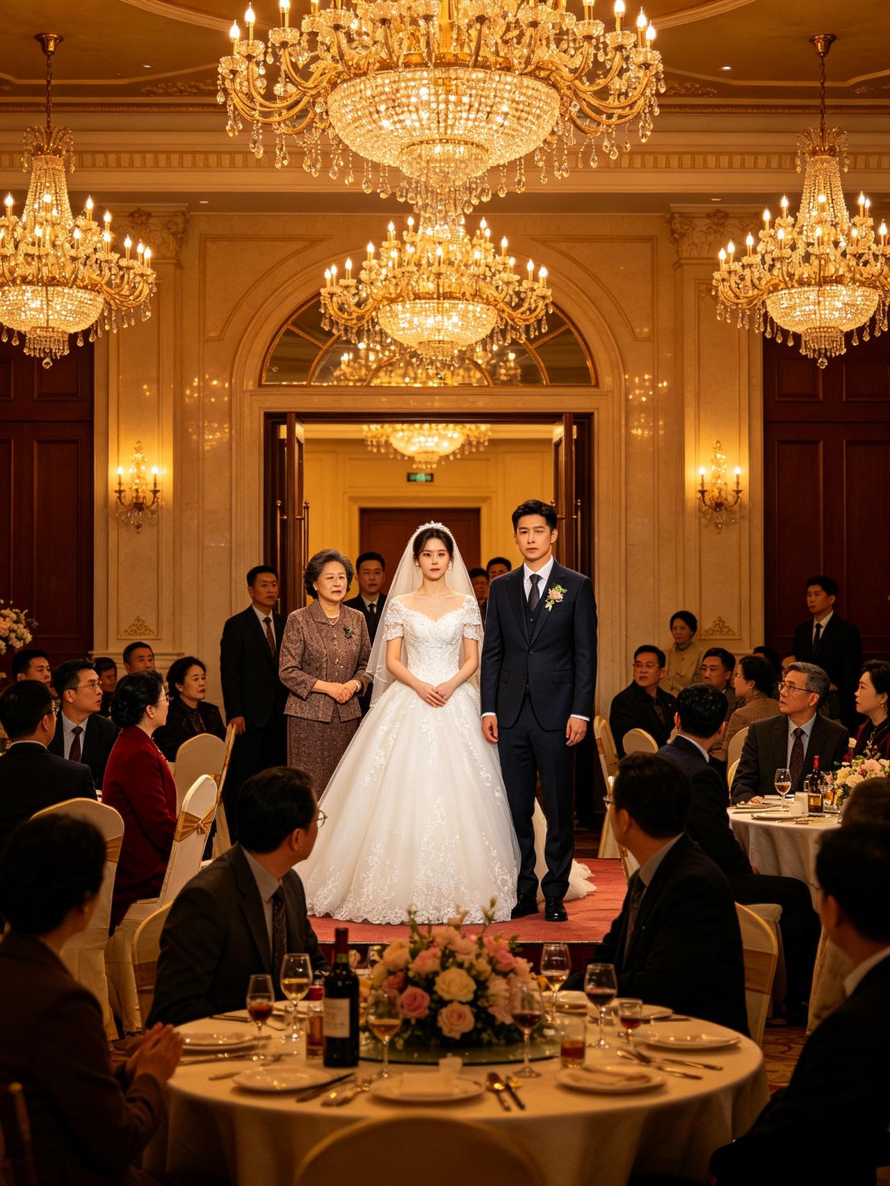 婆婆以为我不敢反抗，婚宴把我父母赶出门，一通电话婆家崩溃大喜的婚宴，宾客满座