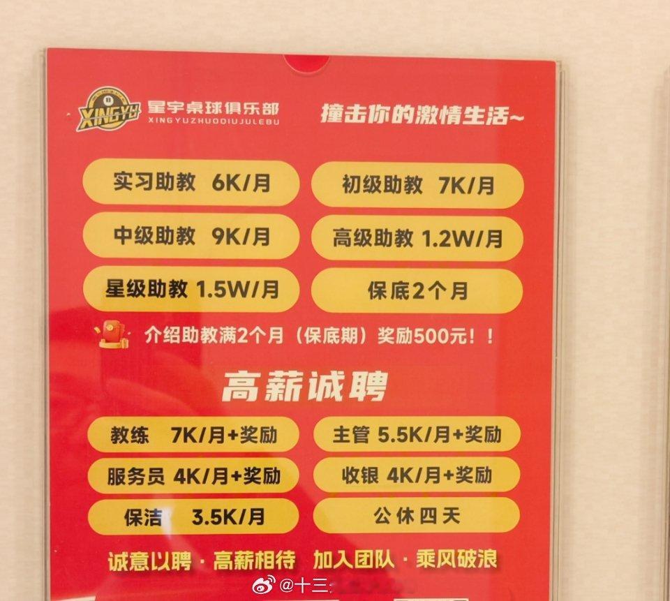 什么世道...助教比教练工资还高