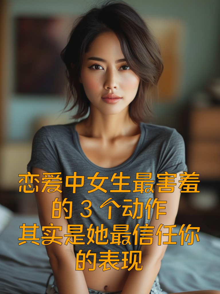 恋爱中女生最害羞的3个动作，其实是她最信任你的表现