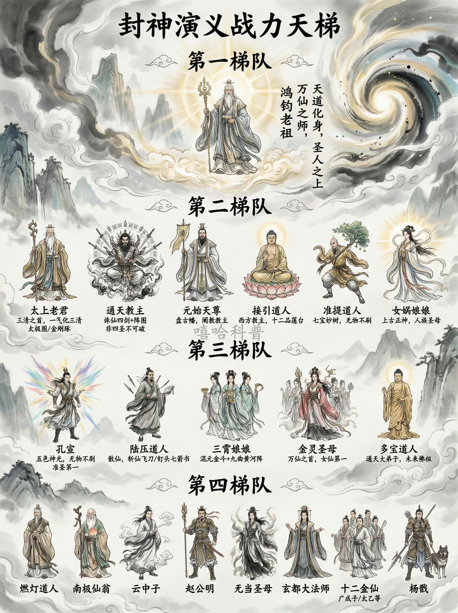 封神演义战力大盘点。