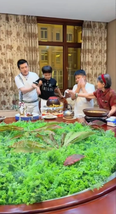 杨子带两个儿子回来，第一时间见奶奶，儿子生日，杨子和儿子玩起来了，父子感情挺深。
