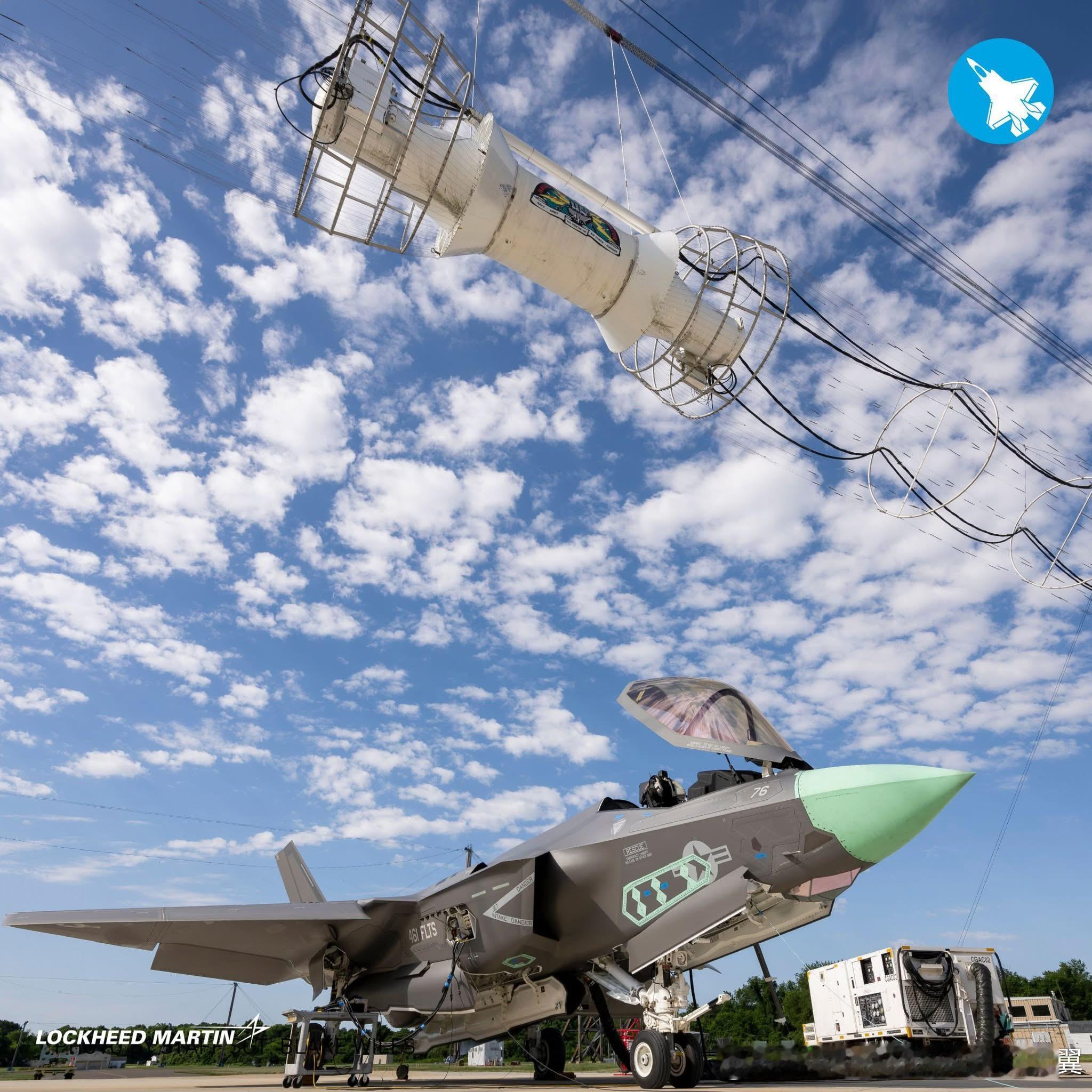 烽火问鼎计划F-35战斗机正在接受电磁脉冲（EMP）生存能力测试，以确保其在核