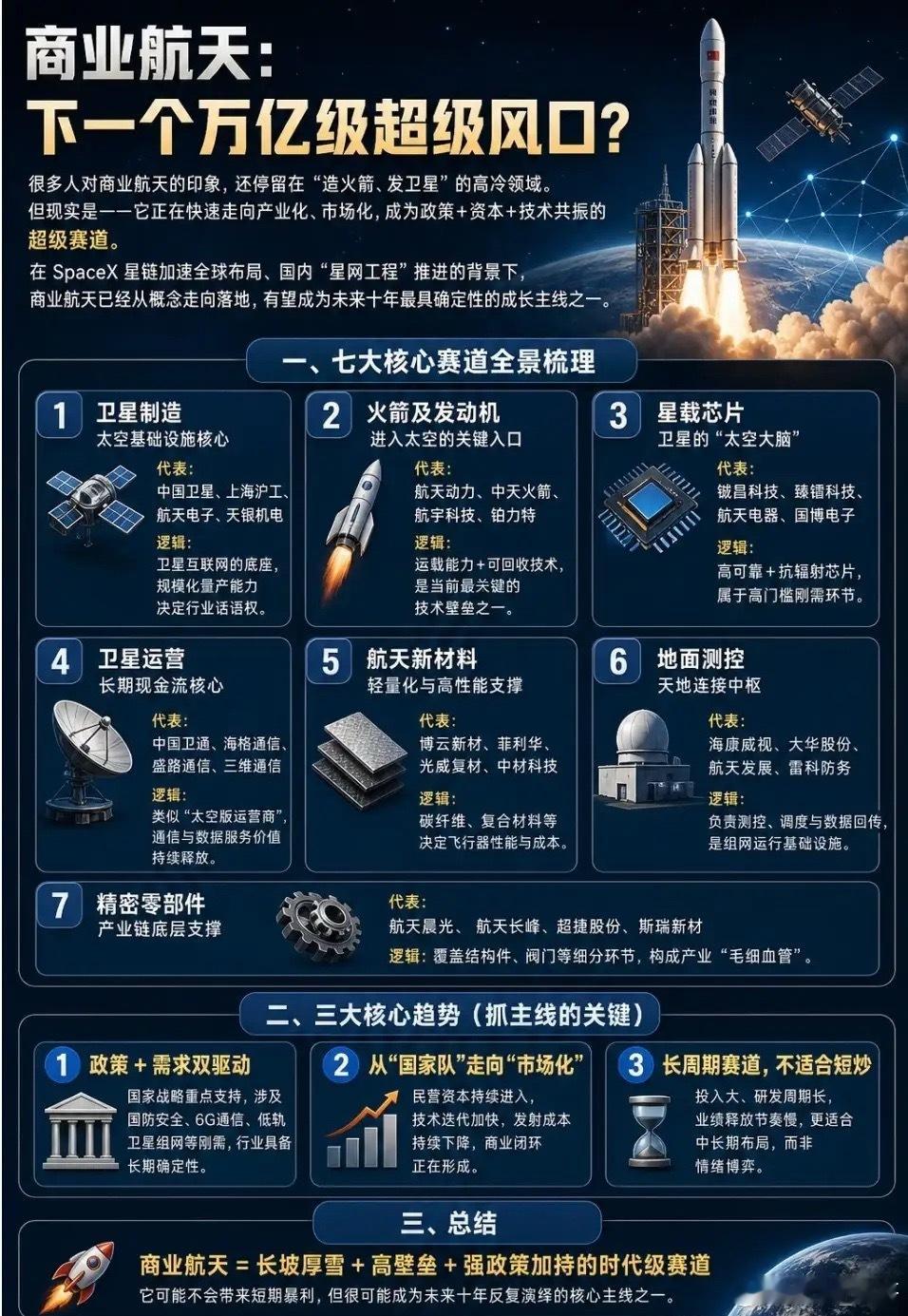 商业航天是下一个亿万级别的风口！这次不打问号了，因为它现在已经不是一个概念，而是